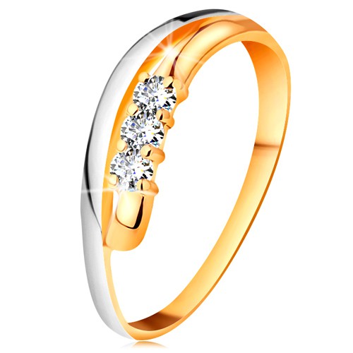 Briliantový prsteň v 14K zlate