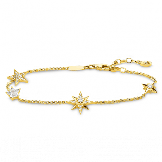 THOMAS SABO náramok Stars gold A1916-414-14-L19V