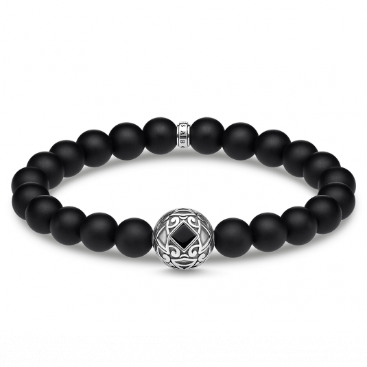 THOMAS SABO náramok Ornament black A1941-507-11-L16