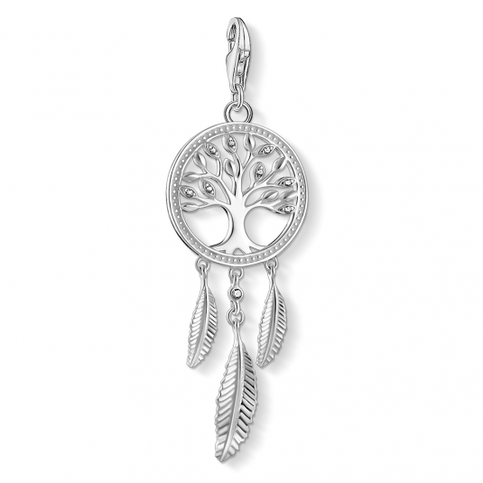 THOMAS SABO prívesok charm Dreamcatcher Tree silver 1845-051-14