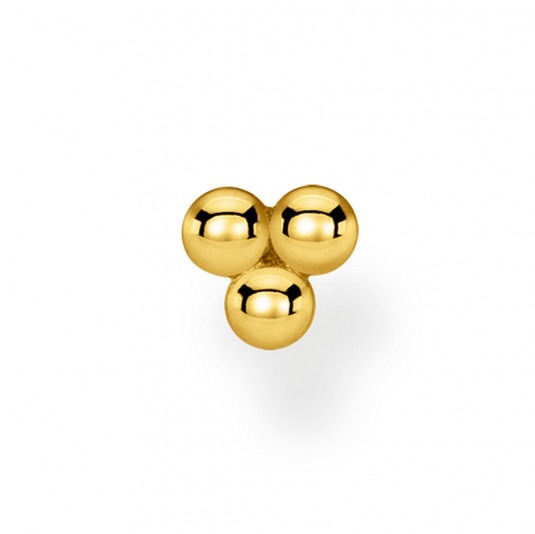 THOMAS SABO kusová náušnica Dots gold H2140-413-39