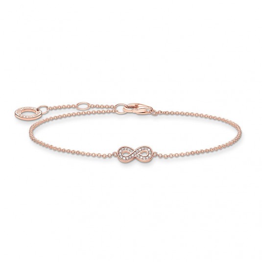 THOMAS SABO náramok Infinity rose gold A2003-416-14-L19v