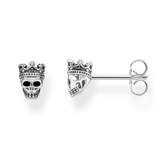 THOMAS SABO náušnice Skull King H2111-643-11