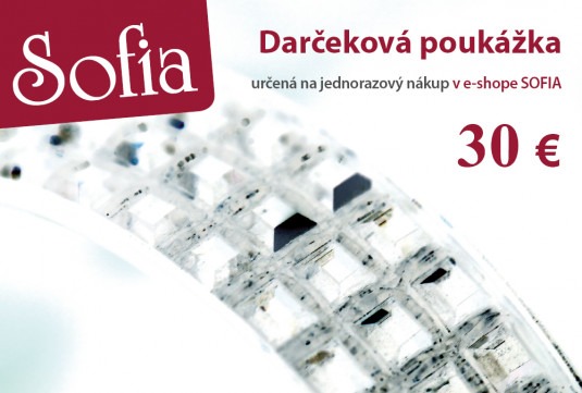 Darčeková poukážka v hodnote 30 € DP30