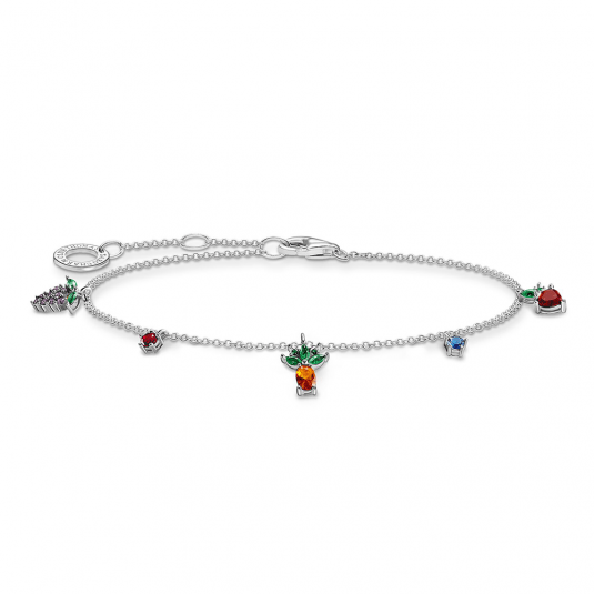 THOMAS SABO náramok Colourful fruits silver A2026-477-7-L19V