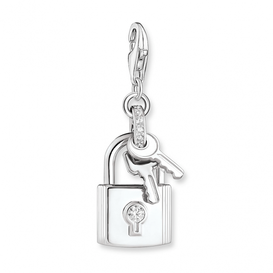 THOMAS SABO prívesok charm  Lock with key silver 1875-051-14
