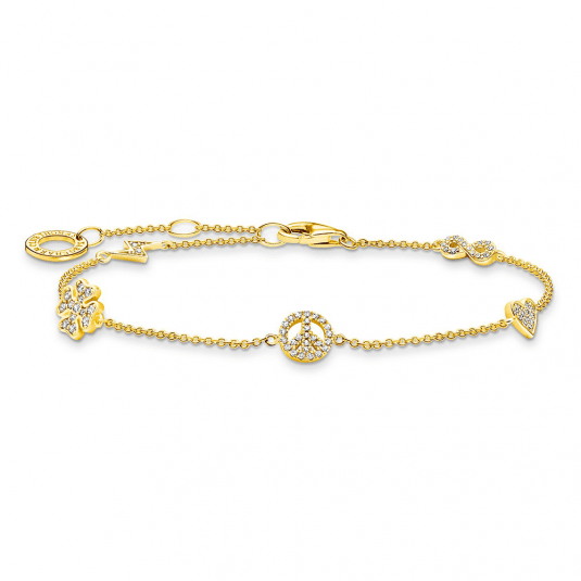 THOMAS SABO náramok Symbols gold A2039-414-14