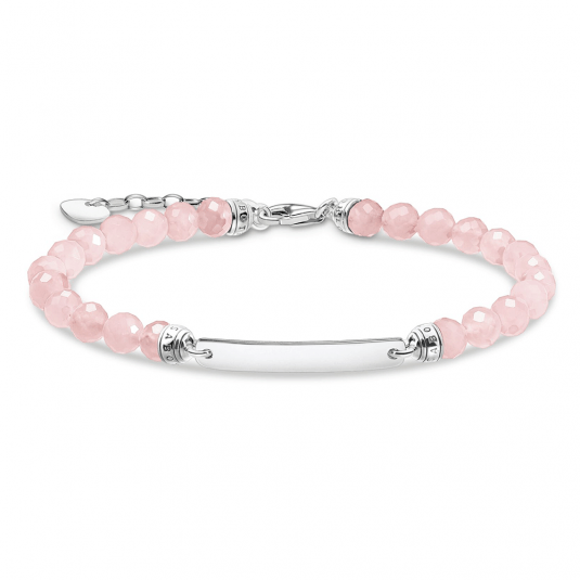 THOMAS SABO náramok Pink pearls silver A2042-637-9-L19V