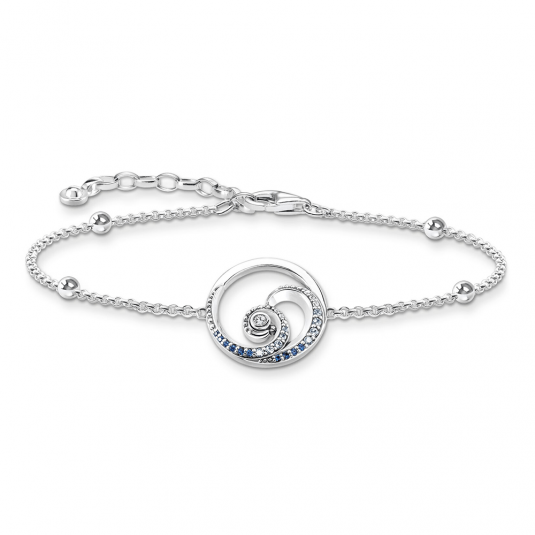 THOMAS SABO náramok Wave with stones A2045-644-1-L19V
