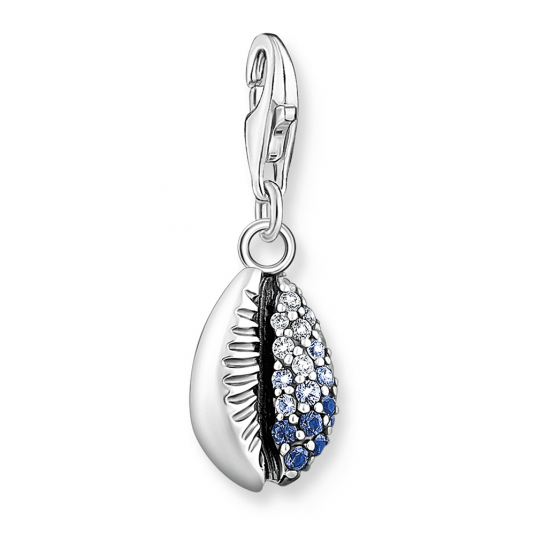 THOMAS SABO prívesok charm Shell with blue stones 1894-945-7