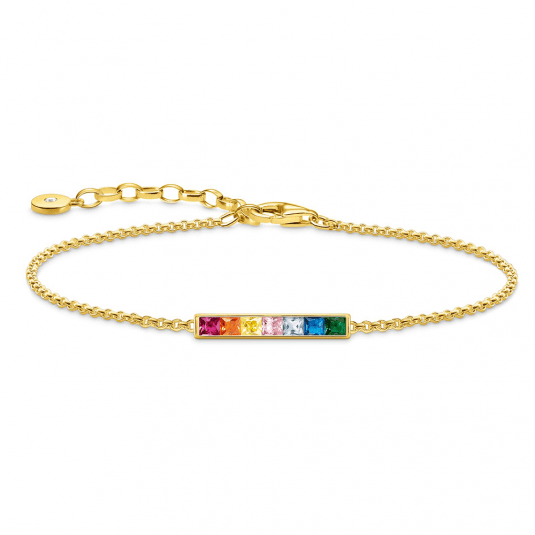 THOMAS SABO náramok Colourful stones gold A2068-996-7-L19v