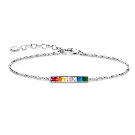 THOMAS SABO náramok Colourful stones silver A2068-477-7-L19v