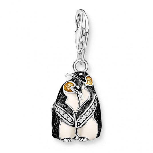THOMAS SABO prívesok charm Penguins 1909-691-7
