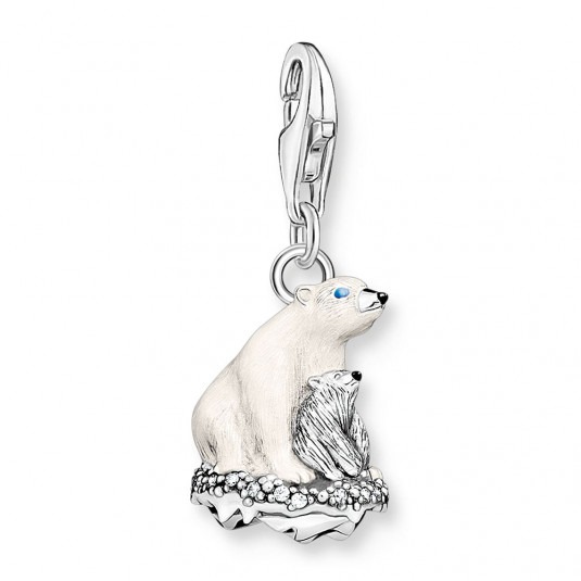 THOMAS SABO prívesok charm Ice bears 1911-691-7