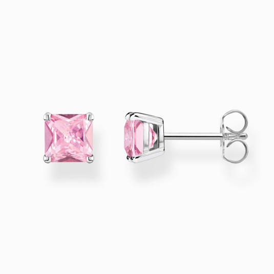 THOMAS SABO náušnice Pink stone H2174-051-9