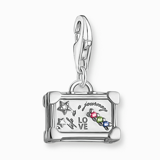 THOMAS SABO prívesok charm Colourful vintage suitcase 1936-318-7