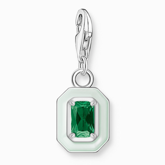 THOMAS SABO prívesok charm Green stone 1917-496-6