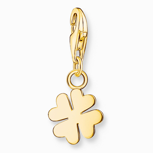 THOMAS SABO prívesok charm Cloverleaf gold 1991-413-39