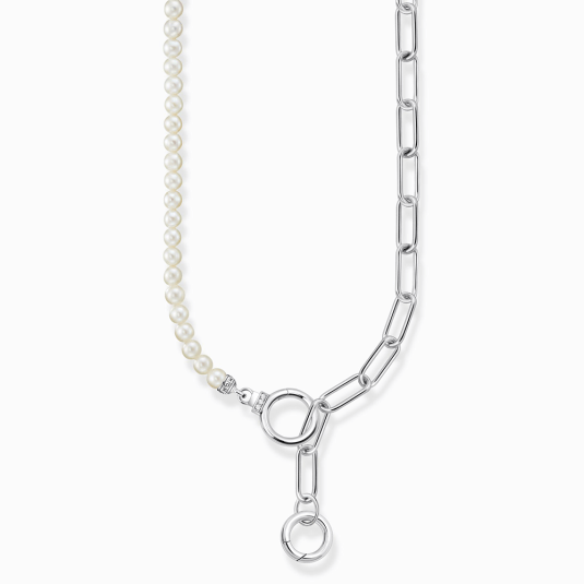 THOMAS SABO náhrdelník Pearls and zirconia KE2193-167-14-L47V