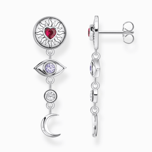 THOMAS SABO náušnice Cosmic talismans H2277-640-7