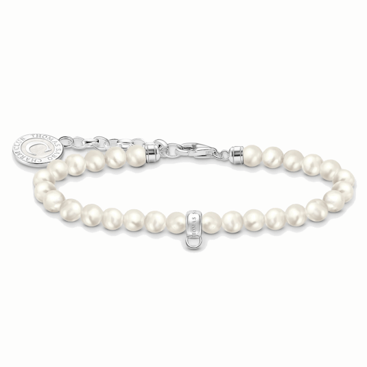 THOMAS SABO náramok White pearls A2141-158-14