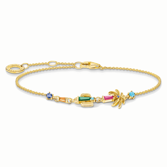 THOMAS SABO náramok Colourful palm tree & cactus A2150-488-7