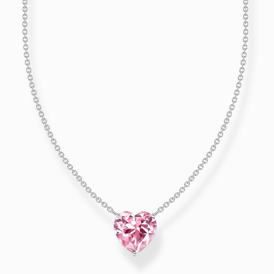 THOMAS SABO náhrdelník Pink heart KE2211-051-9
