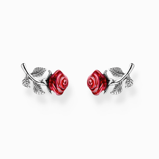 THOMAS SABO náušnice Roses Romance H2314-664-10