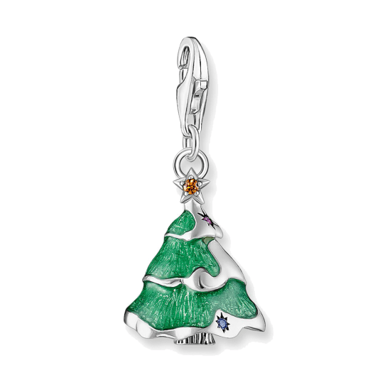 THOMAS SABO prívesok charm Vianočný stromček 2198-390-7