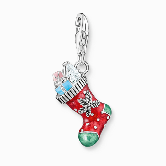 THOMAS SABO prívesok charm Vianočná ponožka 2199-691-7