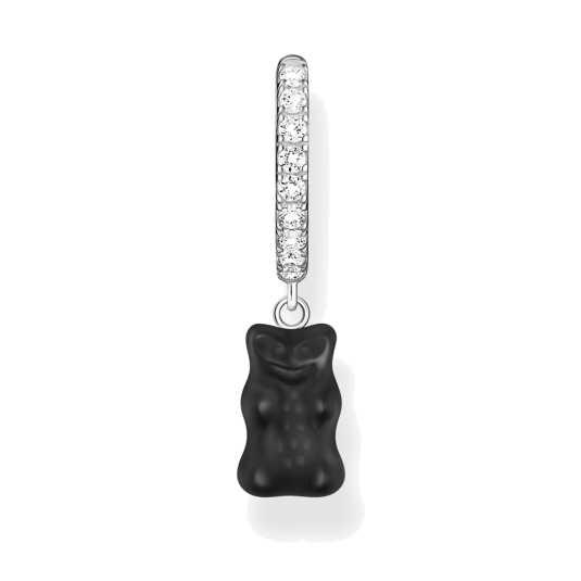 THOMAS SABO x HARIBO kusová náušnica Black goldbear CR726-052-11