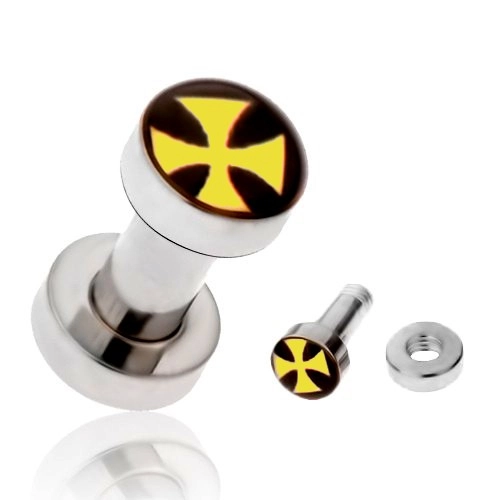 Tunel plug do ucha z chirurgickej ocele