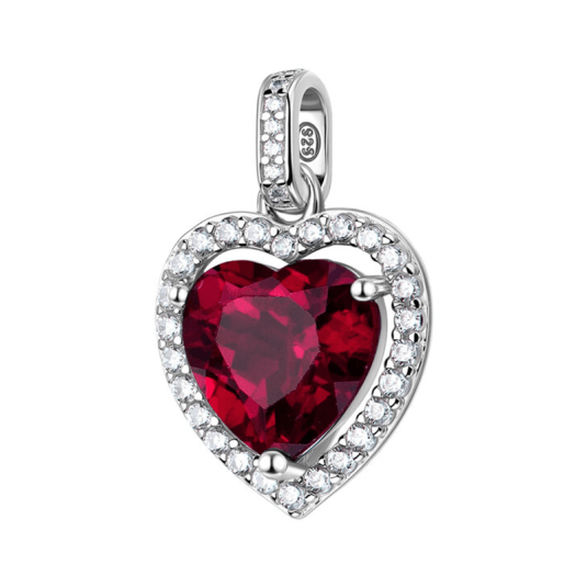 BROSWAY strieborný prívesok Fancy Passion ruby BWFPR141